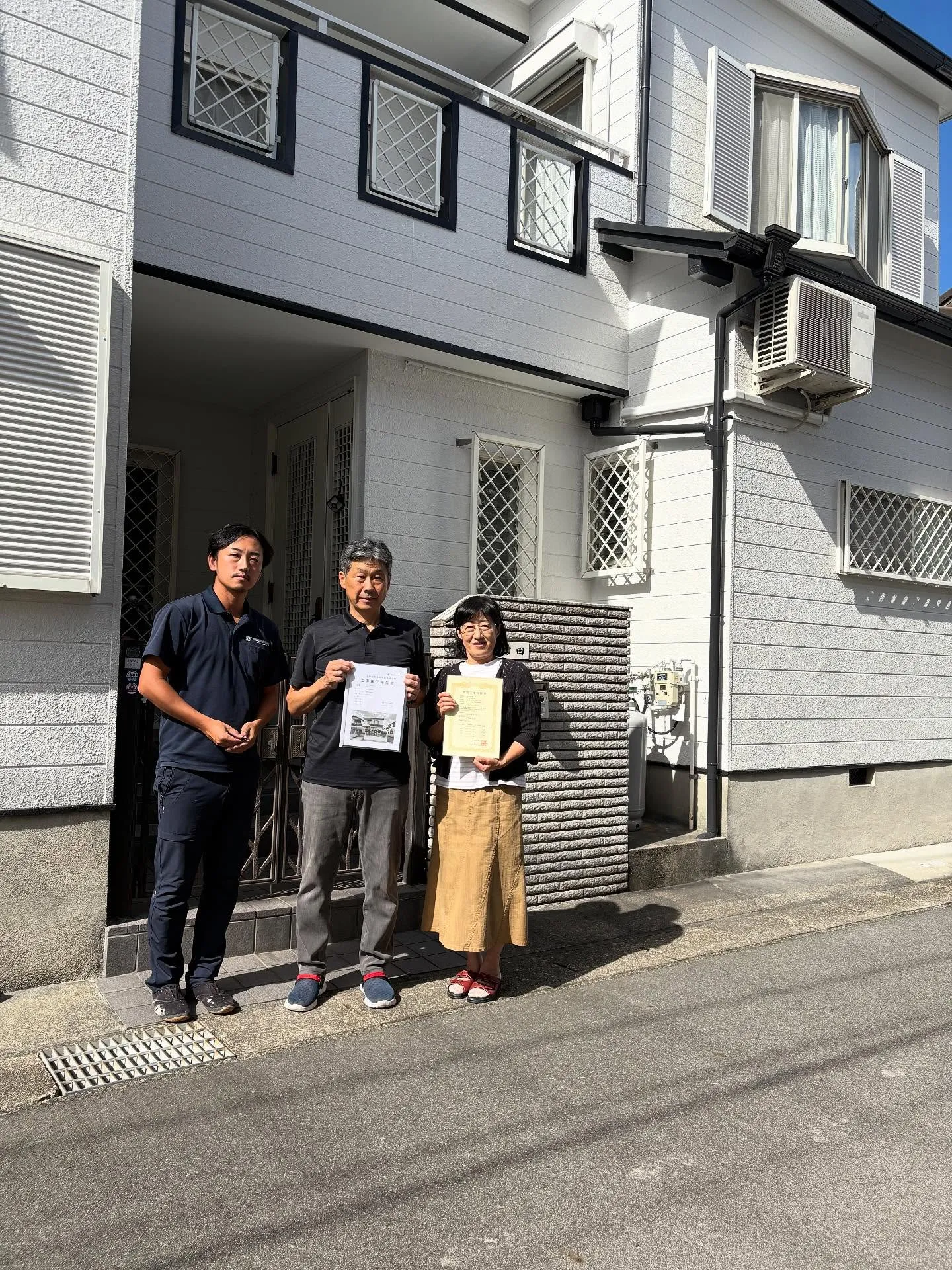 蟹江町にて、屋根と外壁の塗装工事を行いました🎨✨